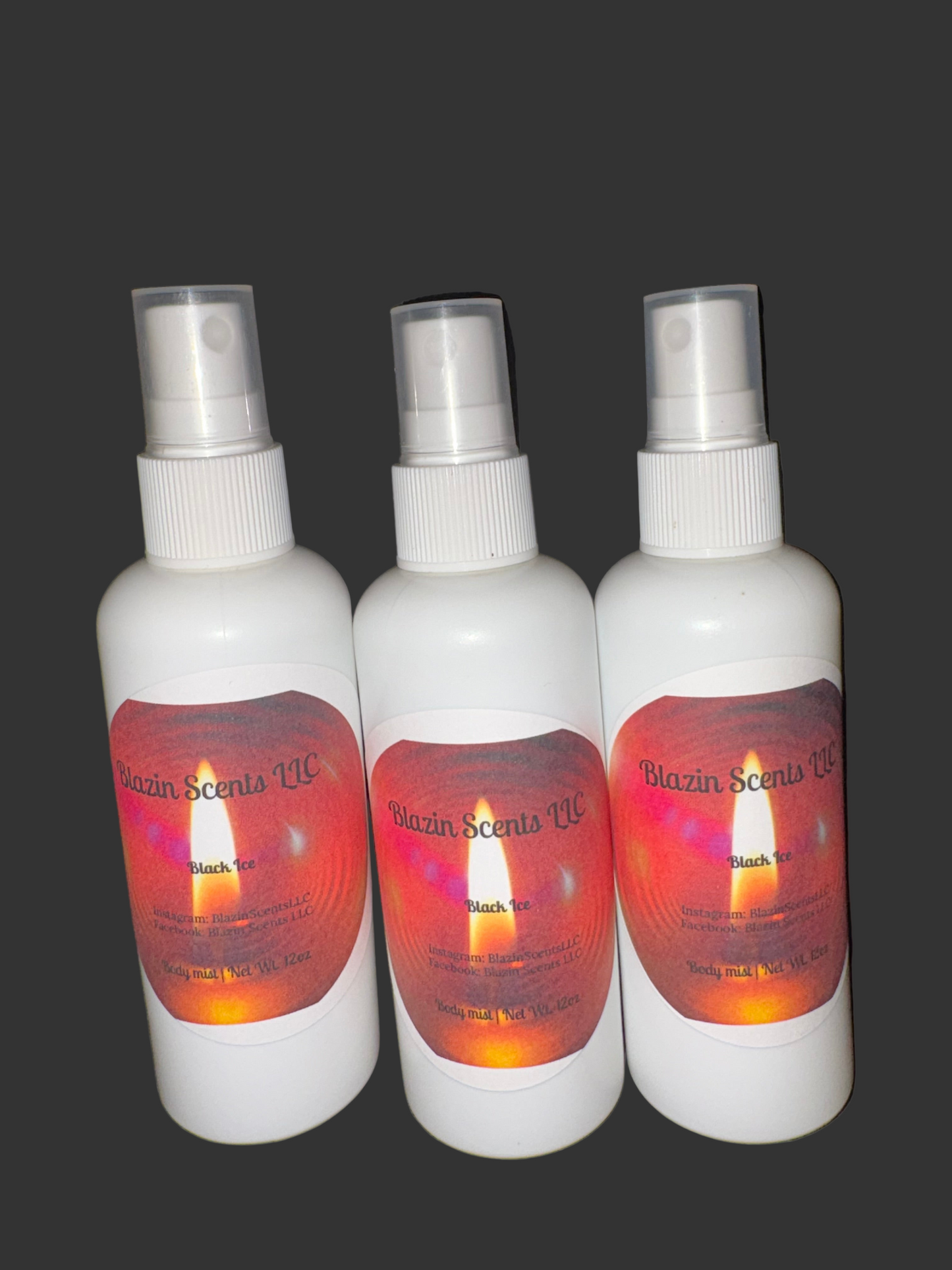Black Ice Body Mist Spray
